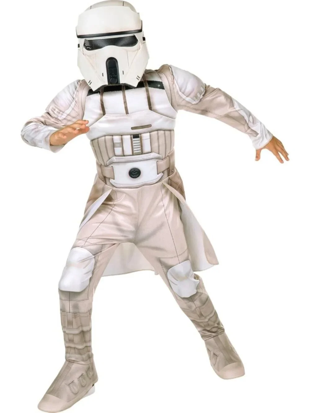 Youth Halloween Costume - Premium Quality Padded Jumpsuit & Mask, Star Wars